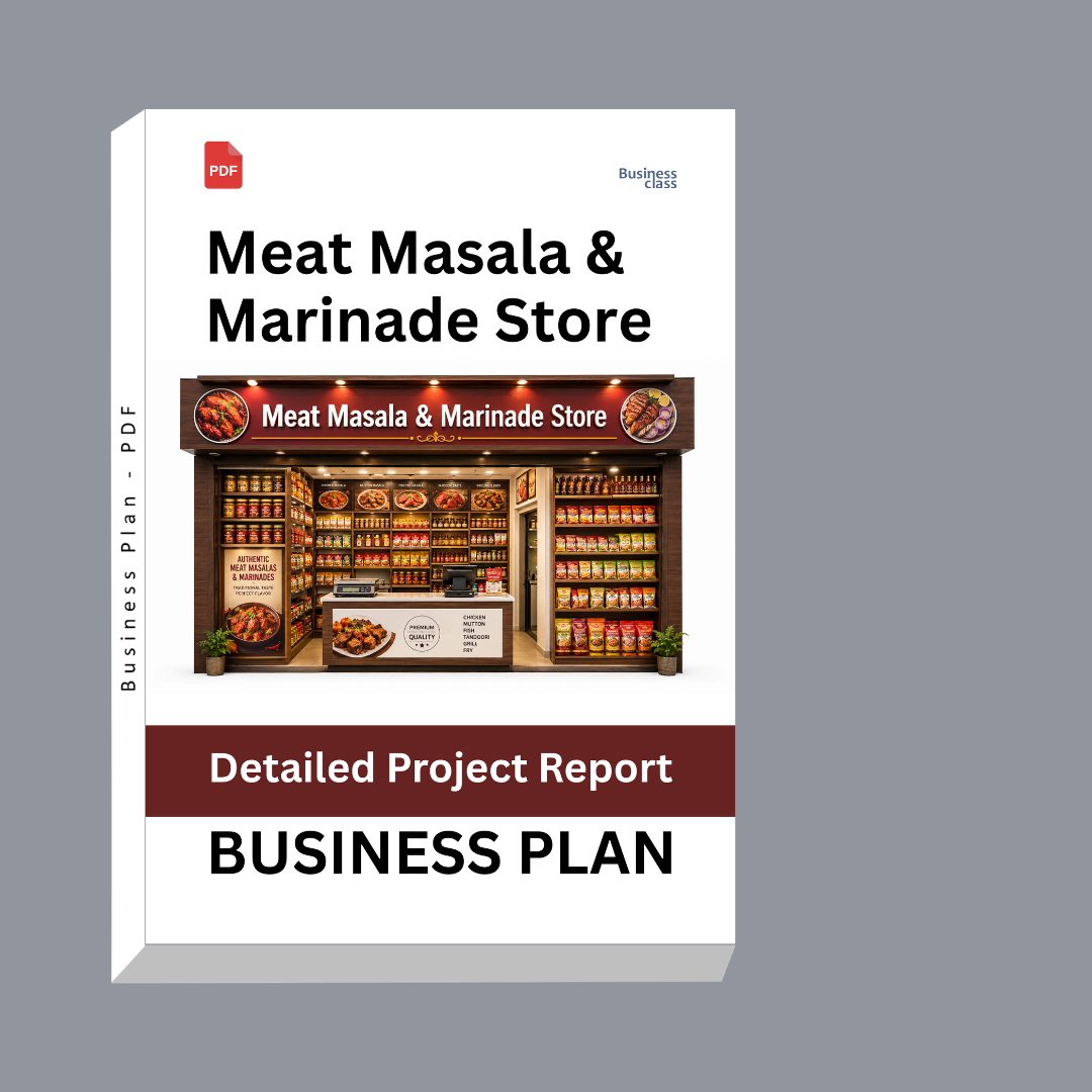 Meat Masala & Marinade Store Detailed Project Report – DPR Business Plan