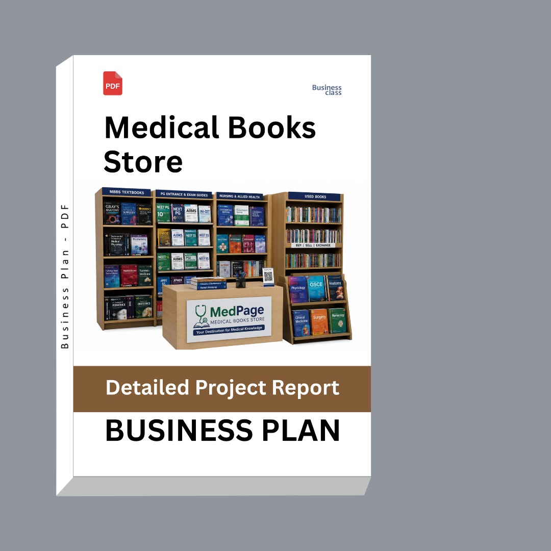 Medical Books Store Detailed Project Report – DPR & Business Plan