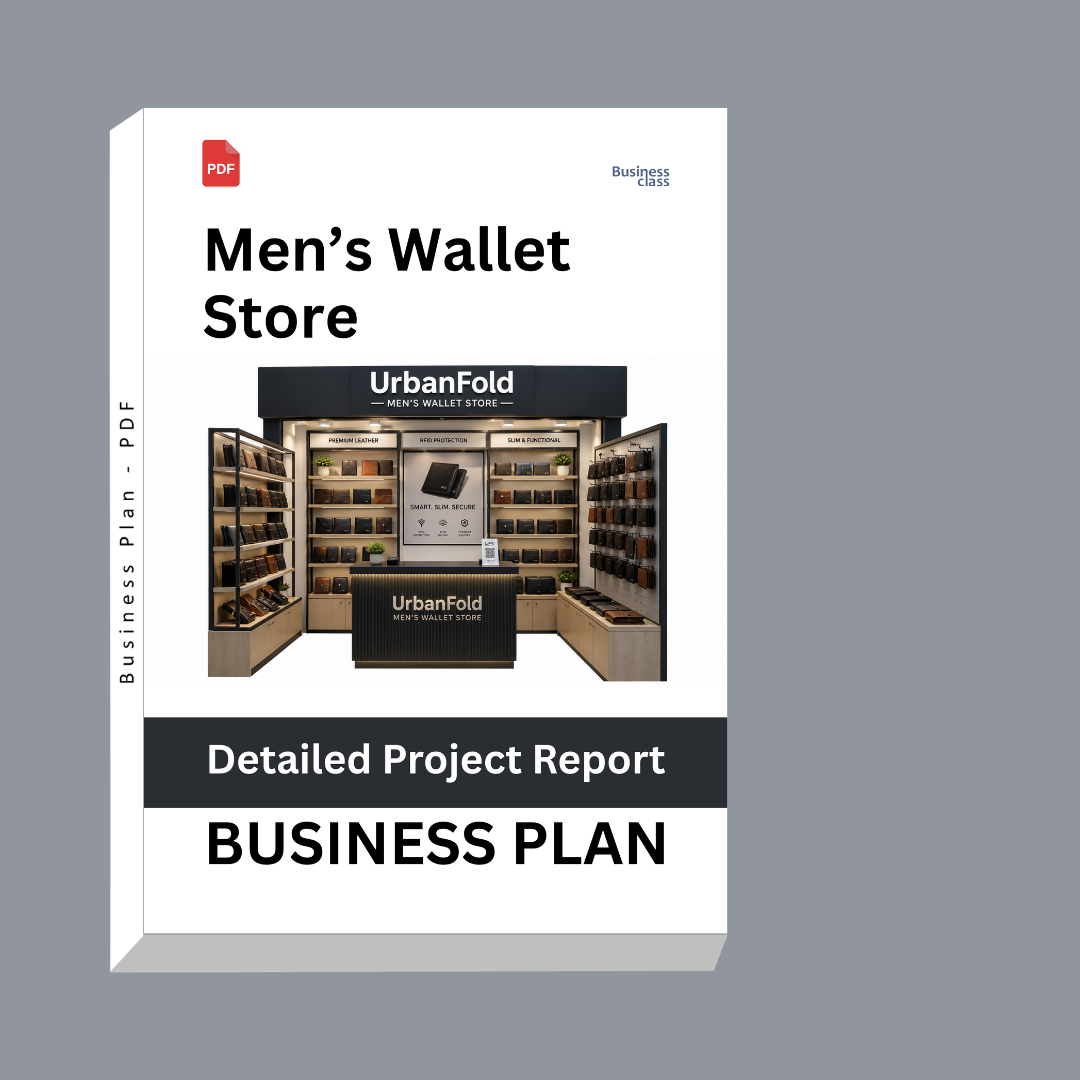 Men’s Wallet Store Detailed Project Report – DPR & Business Plan