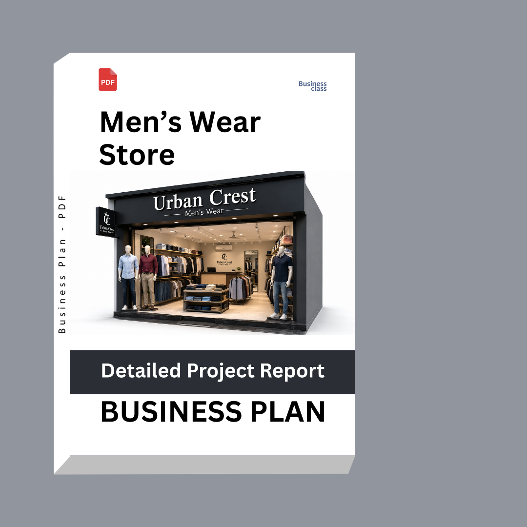 Men’s Wear Store Detailed Project Report – DPR & Business Plan