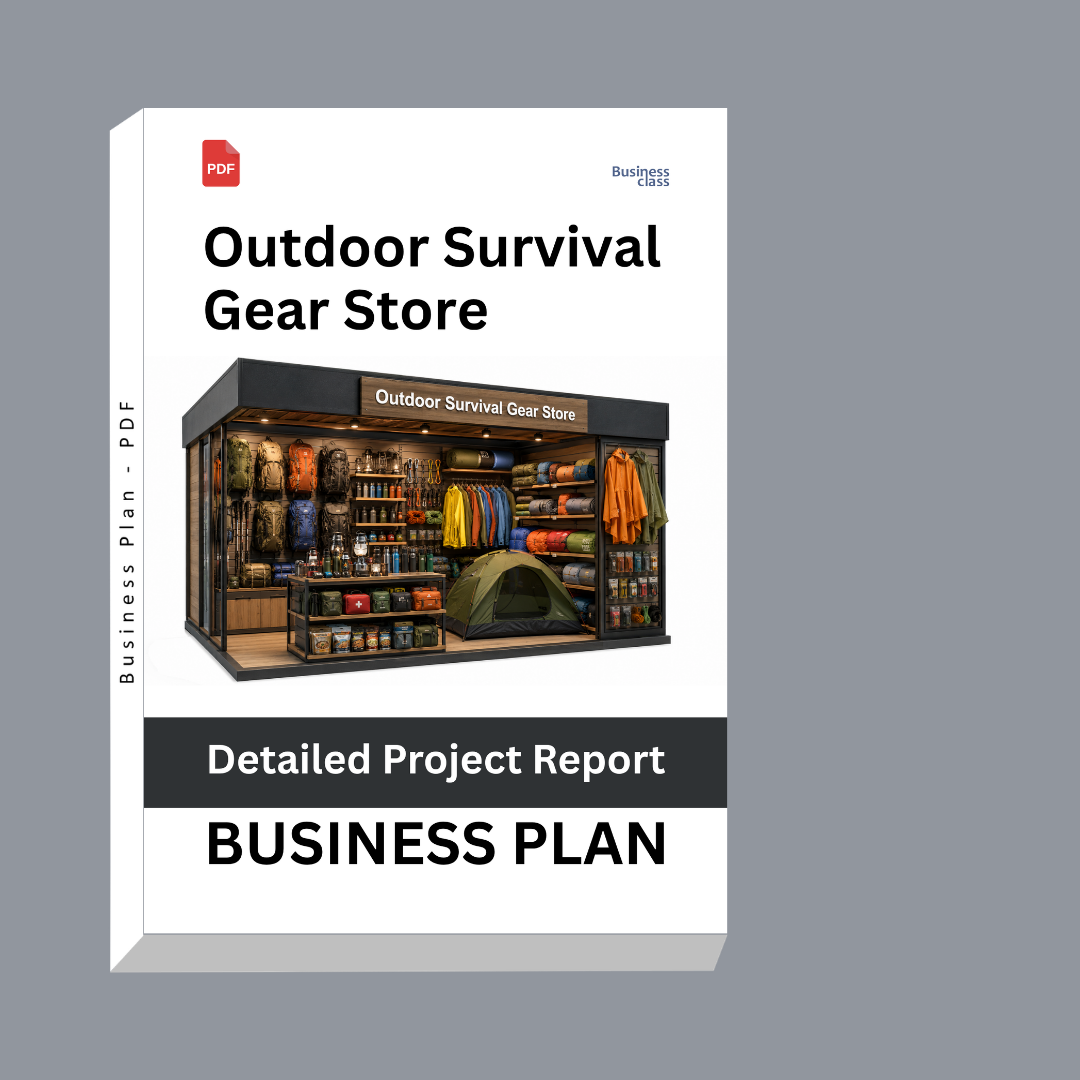 Outdoor Survival Gear Store Detailed Project Report – DPR Business Plan
