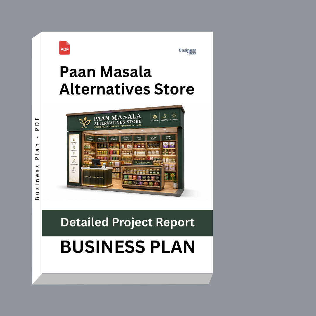 Paan Masala Alternatives Store Detailed Project Report – DPR Business Plan