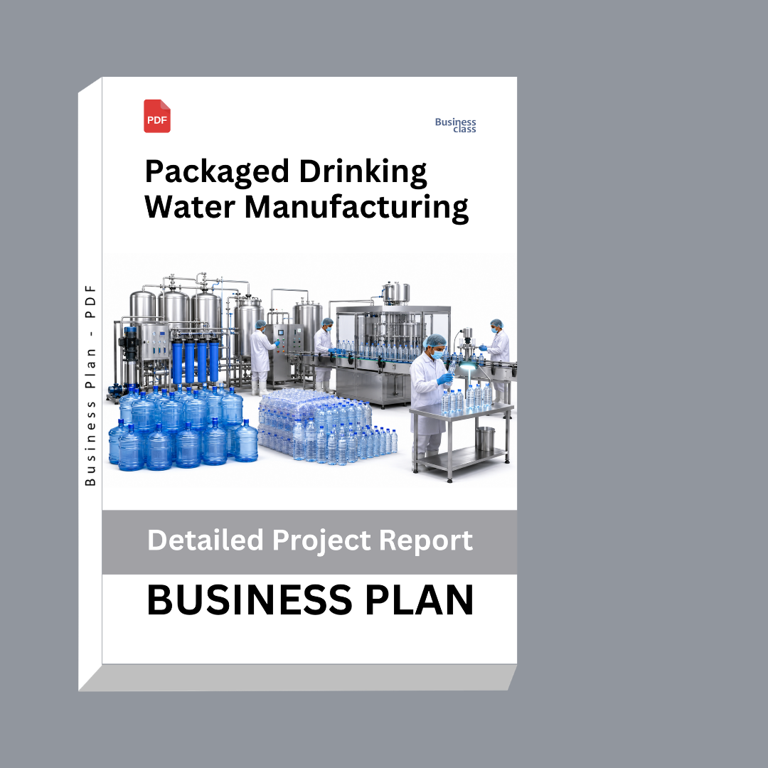 Packaged Drinking Water Manufacturing Detailed Project Report – DPR & Business Plan