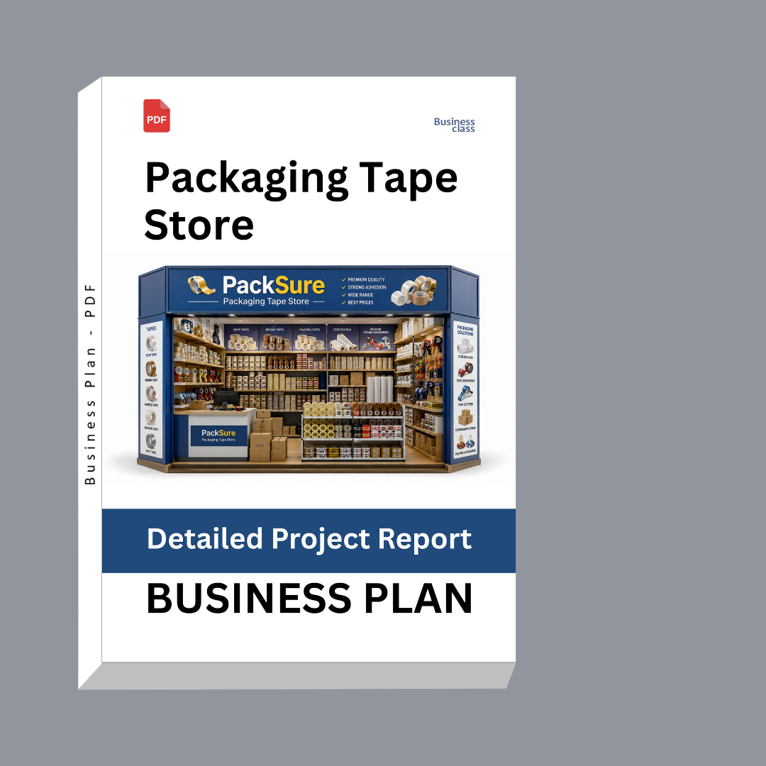 Packaging Tape Store Business Plan – Detailed Project Report – DPR