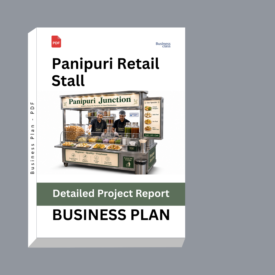 Panipuri Retail Stall Detailed Project Report – DPR & Business Plan