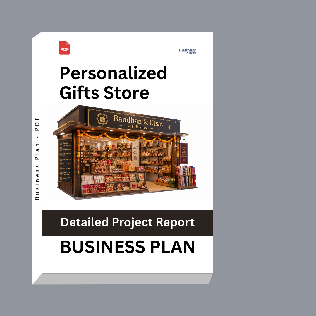 Personalized Gifts Store Detailed Project Report – DPR & Business Plan