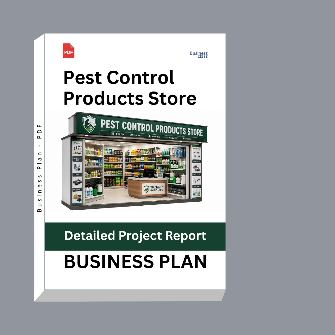 Pest Control Products Store Detailed Project Report – DPR Business Plan