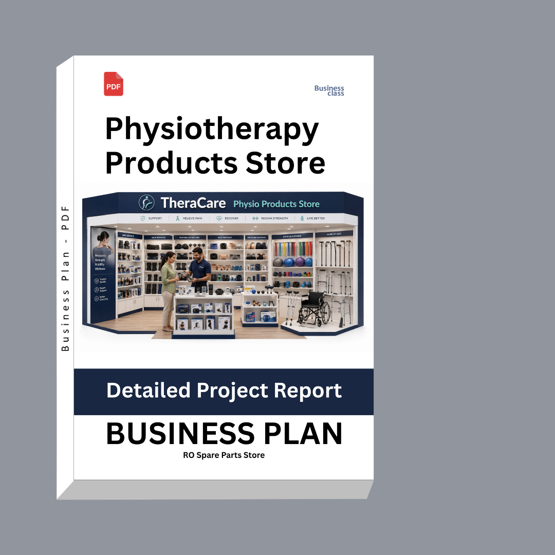 Physiotherapy Products Store Detailed Project Report – DPR Business Plan
