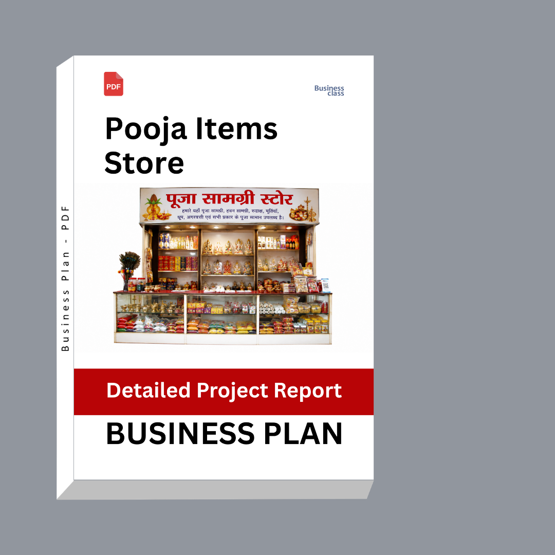 Pooja Items Store Detailed Project Report – DPR & Business Plan