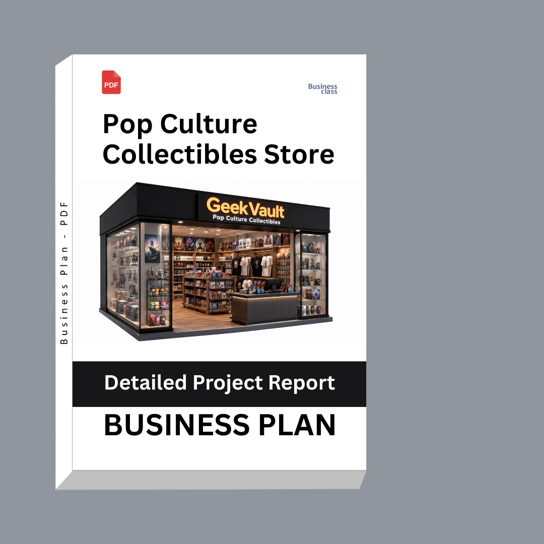 Pop Culture Collectibles Store Detailed Project Report – DPR Business Plan