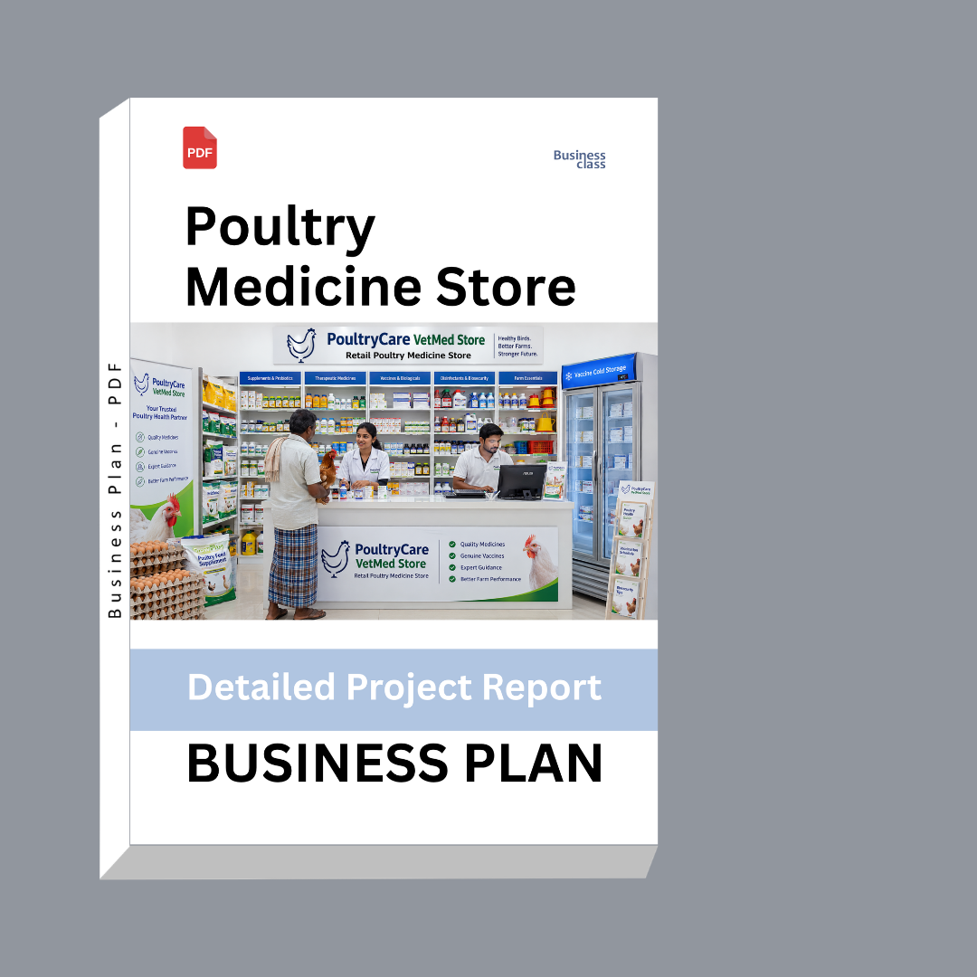 Poultry Medicine Store Business Plan | Detailed Project Report – DPR