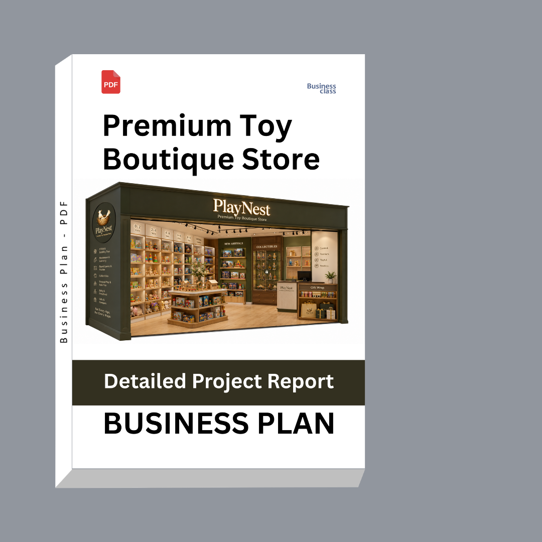 Premium Toy Boutique Store Detailed Project Report – DPR Business Plan