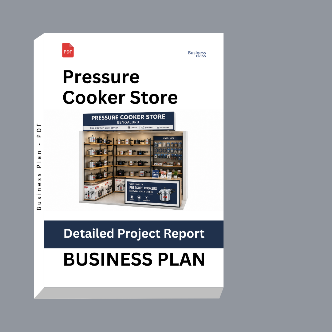 Pressure Cooker Store Detailed Project Report – DPR & Business Plan