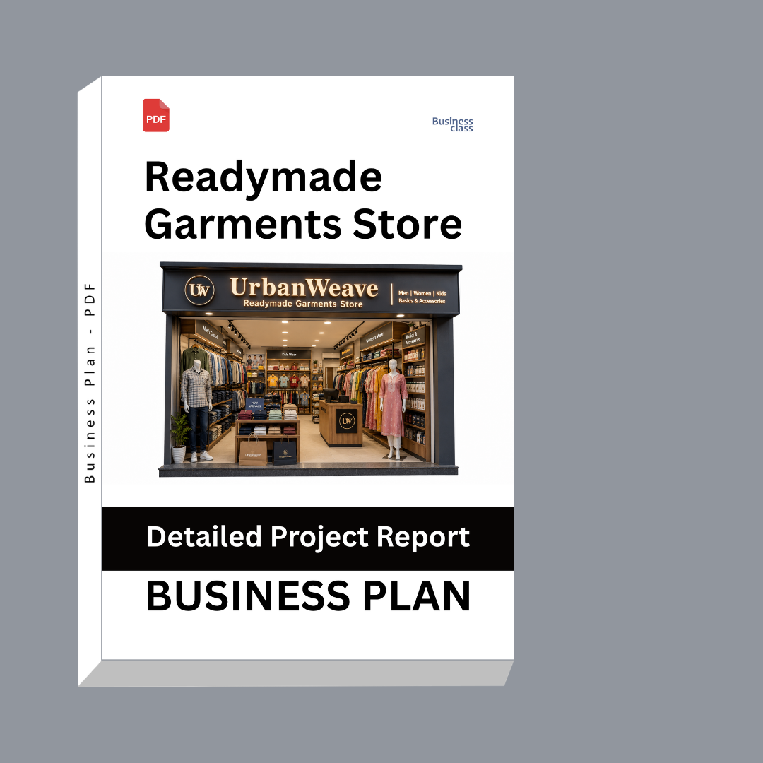 Readymade Garments Store Detailed Project Report – DPR & Business Plan