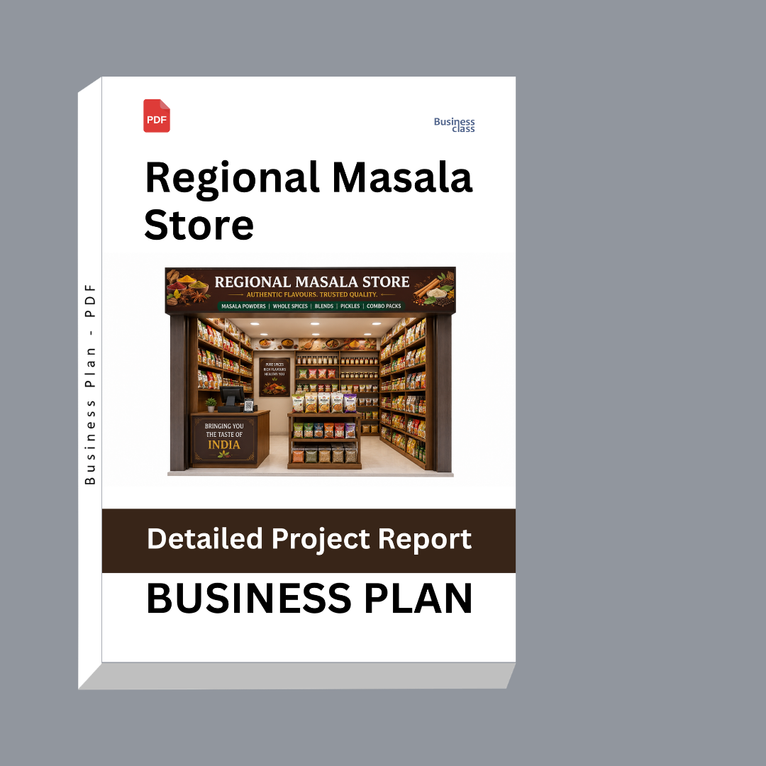Regional Masala Store Business Plan – Detailed Project Report – DPR