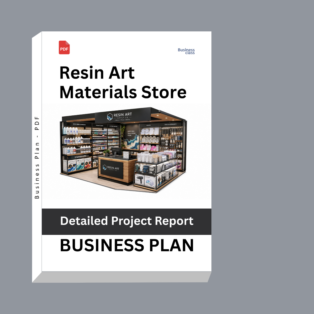 Resin Art Materials Store Detailed Project Report – DPR & Business Plan