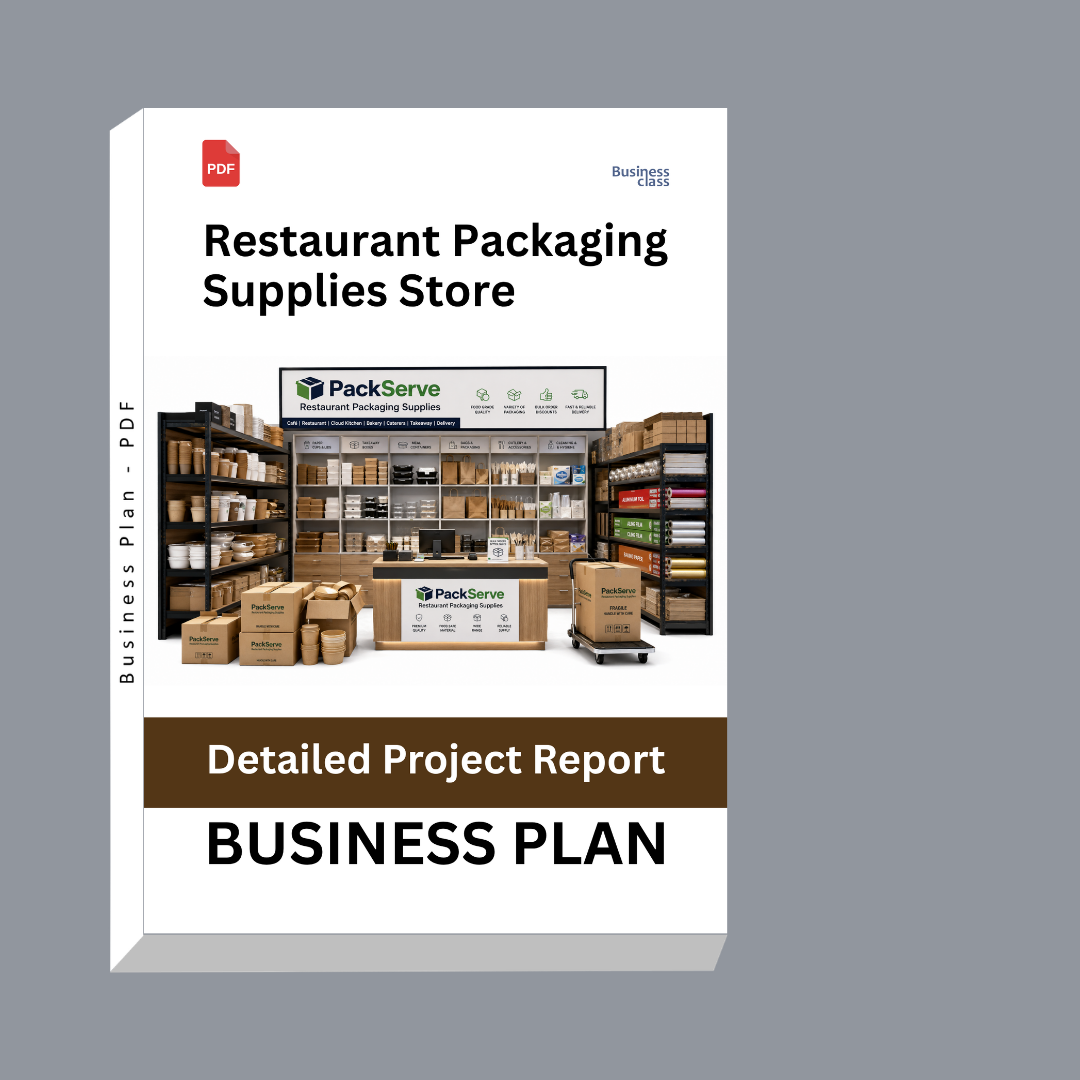 Restaurant Packaging Supplies Store Business Plan | Detailed Project Report – DPR
