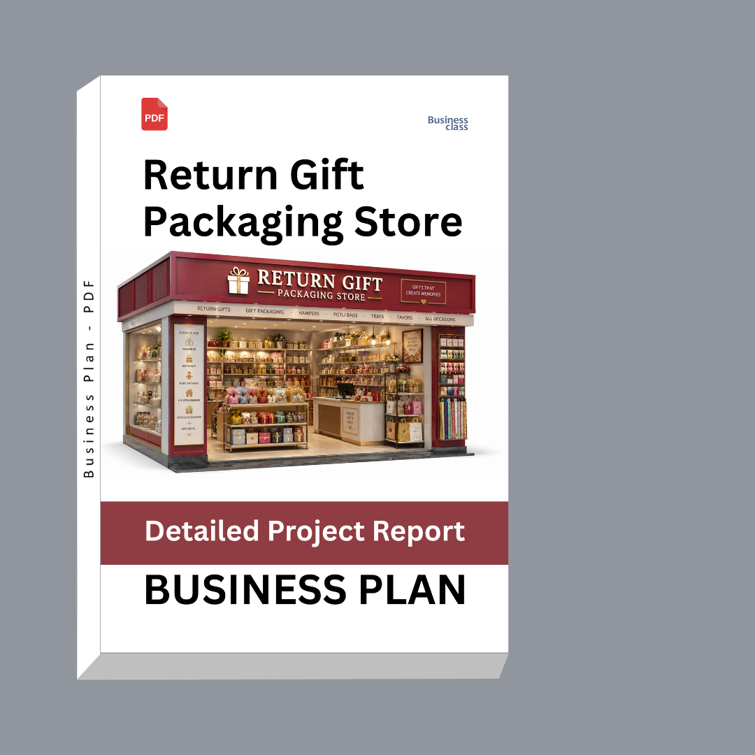 Return Gift Packaging Store Detailed Project Report – DPR & Business Plan