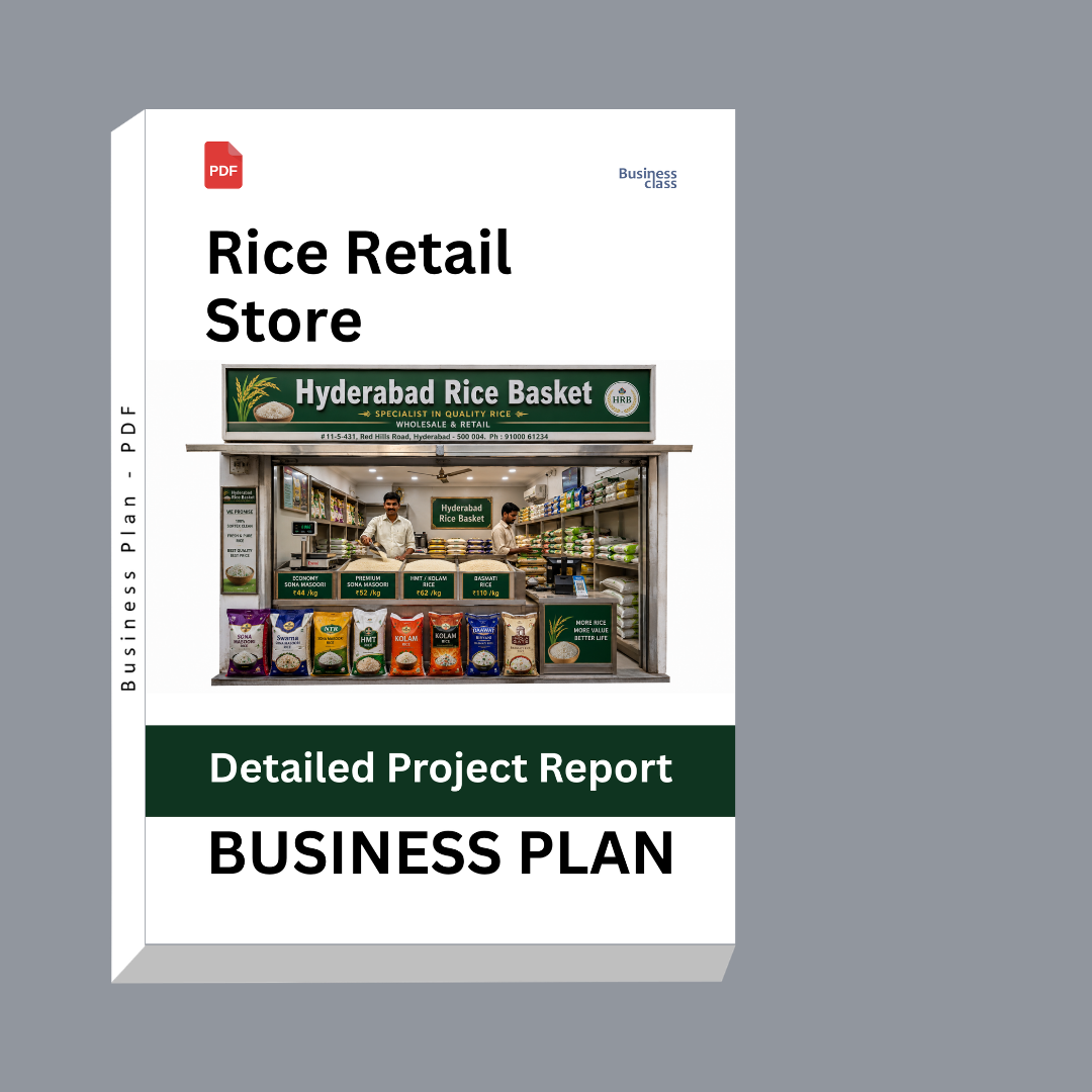 Rice Retail Store Detailed Project Report – DPR & Business Plan