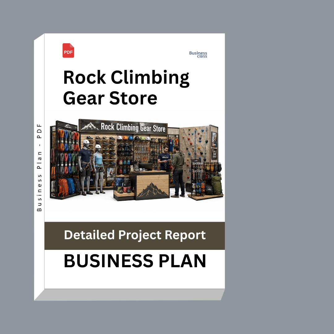 Rock Climbing Gear Store Detailed Project Report – DPR & Business Plan