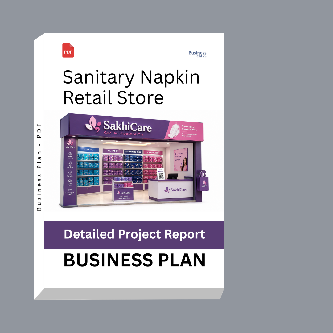 Sanitary Napkin Retail Store Detailed Project Report – DPR Business Plan