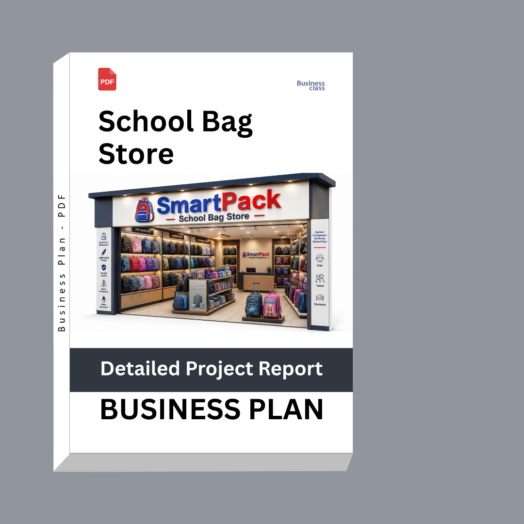 School Bag Store Detailed Project Report – DPR & Business Plan
