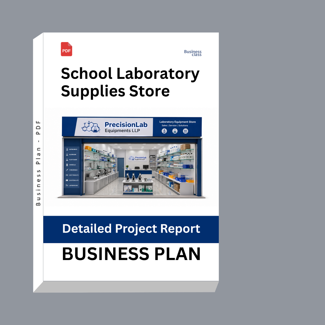 School Laboratory Supplies Store Detailed Project Report – DPR Business Plan