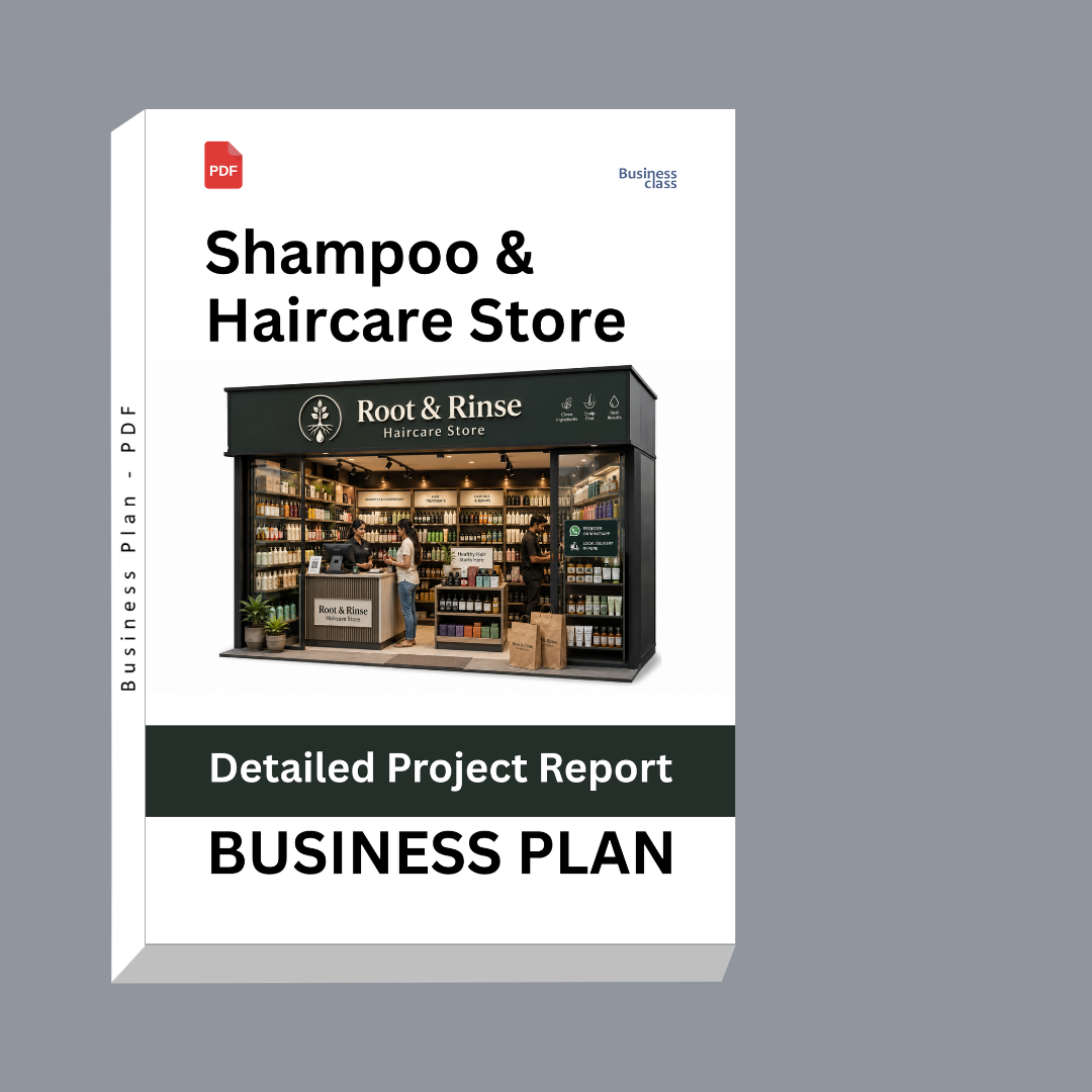 Shampoo & Haircare Store Detailed Project Report – DPR & Business Plan