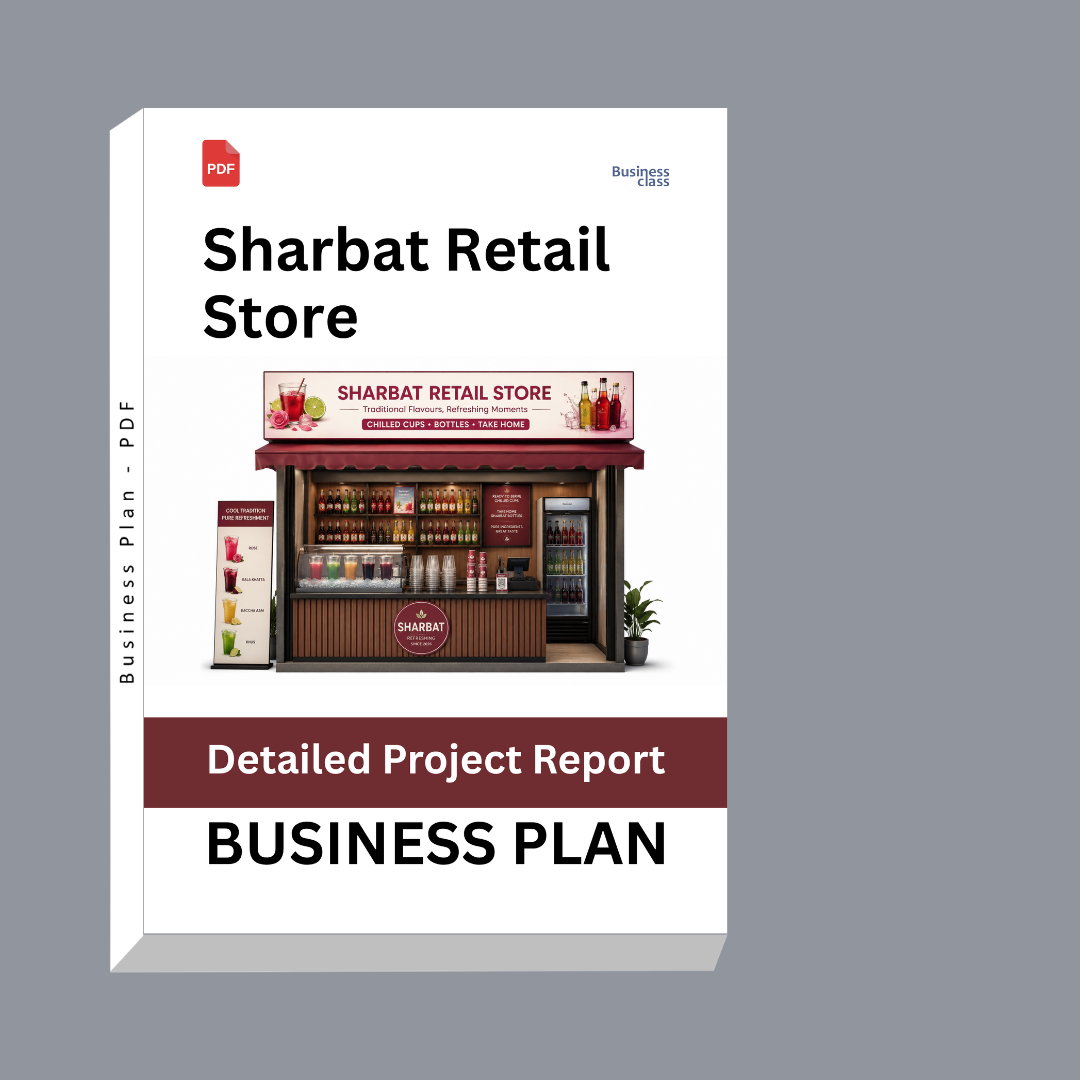 Sharbat Retail Store Detailed Project Report – DPR & Business Plan