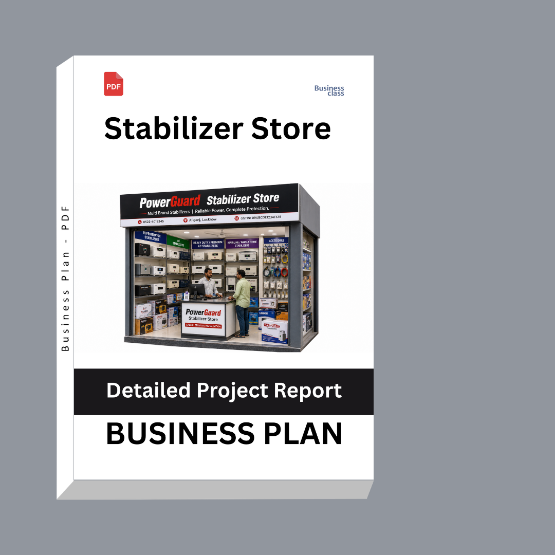 Stabilizer Store Detailed Project Report – DPR & Business Plan