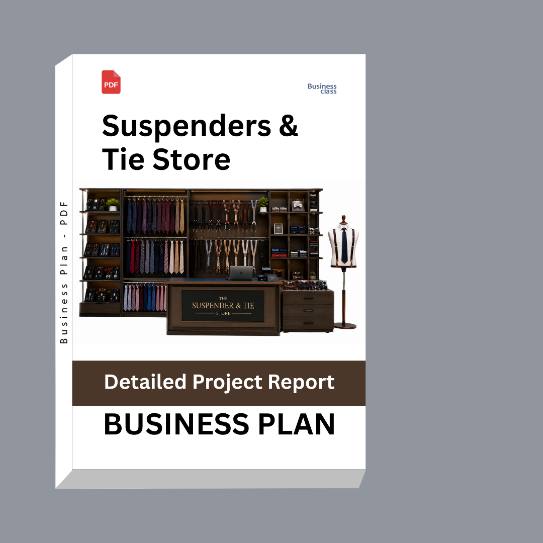 Suspenders & Tie Store Detailed Project Report – DPR & Business Plan
