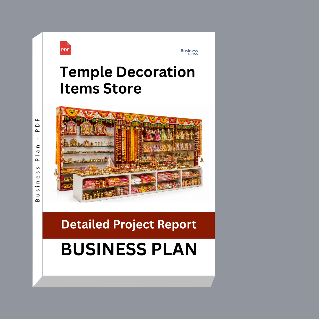 Temple Decoration Items Store Detailed Project Report – DPR & Business Plan