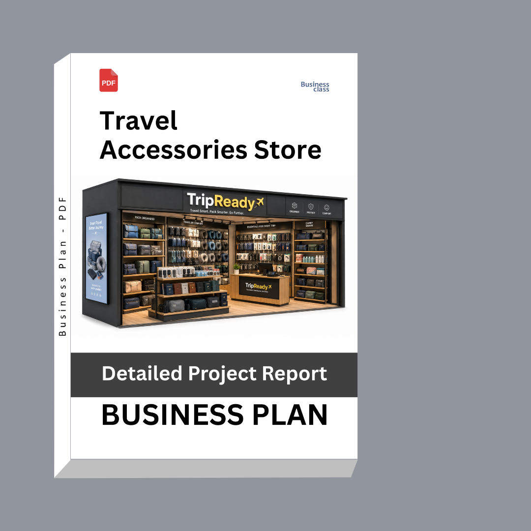 Travel Accessories Store Detailed Project Report – DPR & Business Plan