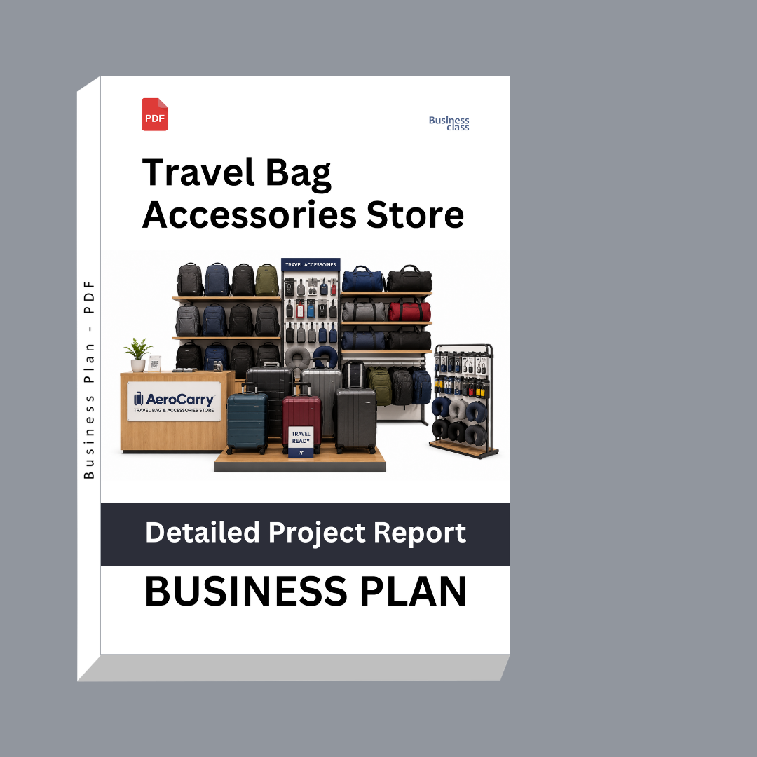 Travel Bag Accessories Store Detailed Project Report – DPR & Business Plan
