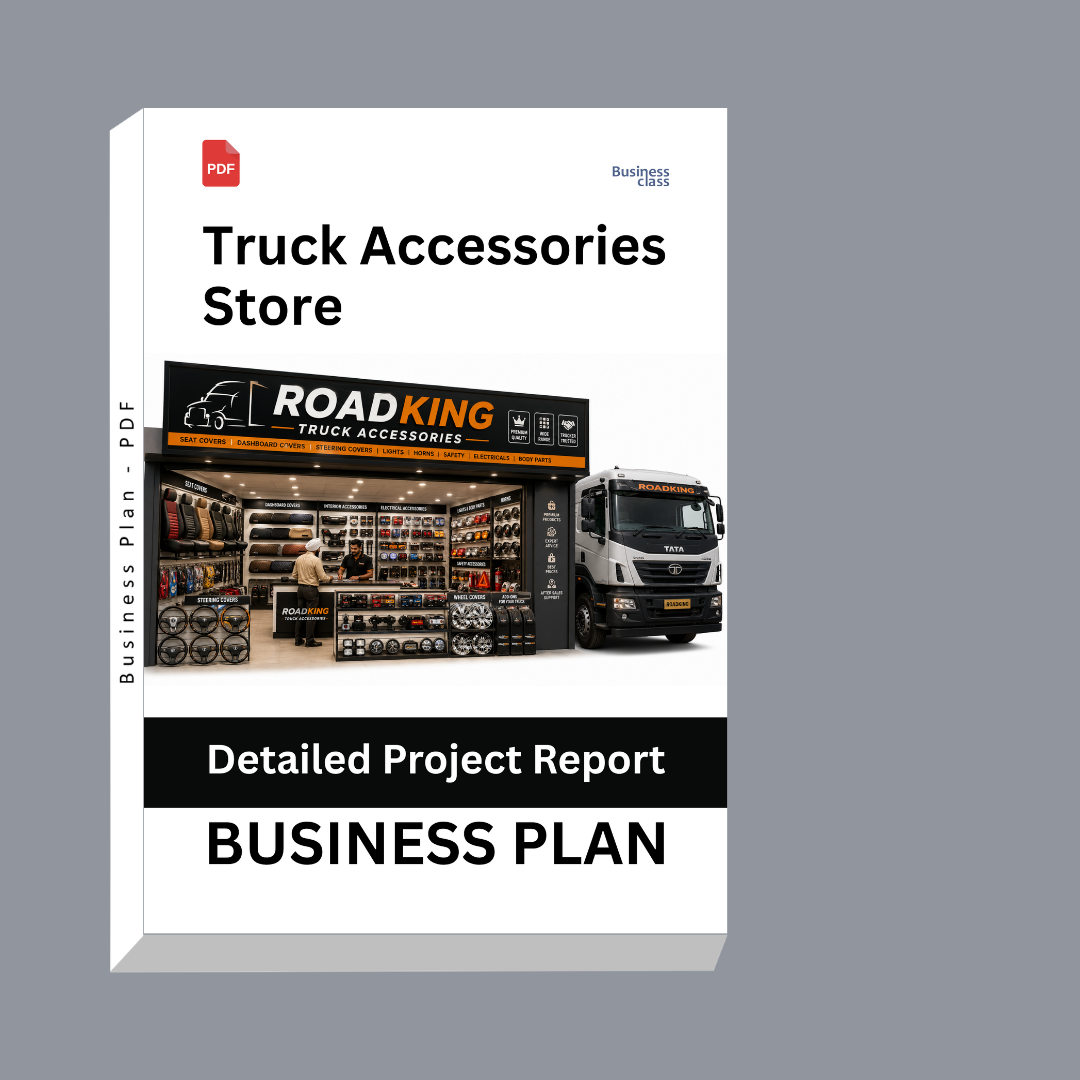 Truck Accessories Store Detailed Project Report – DPR & Business Plan