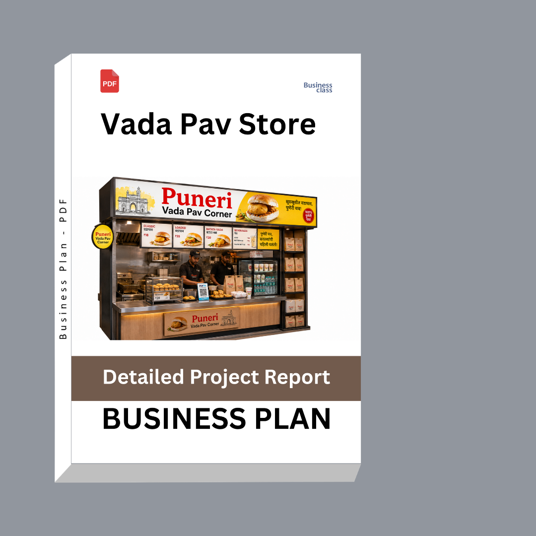 Vada Pav Store Detailed Project Report – DPR & Business Plan