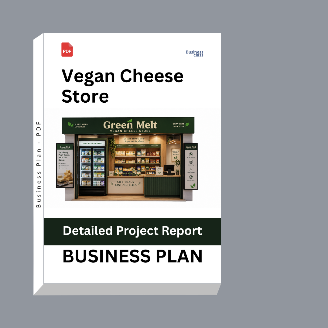 Vegan Cheese Store Detailed Project Report – DPR & Business Plan