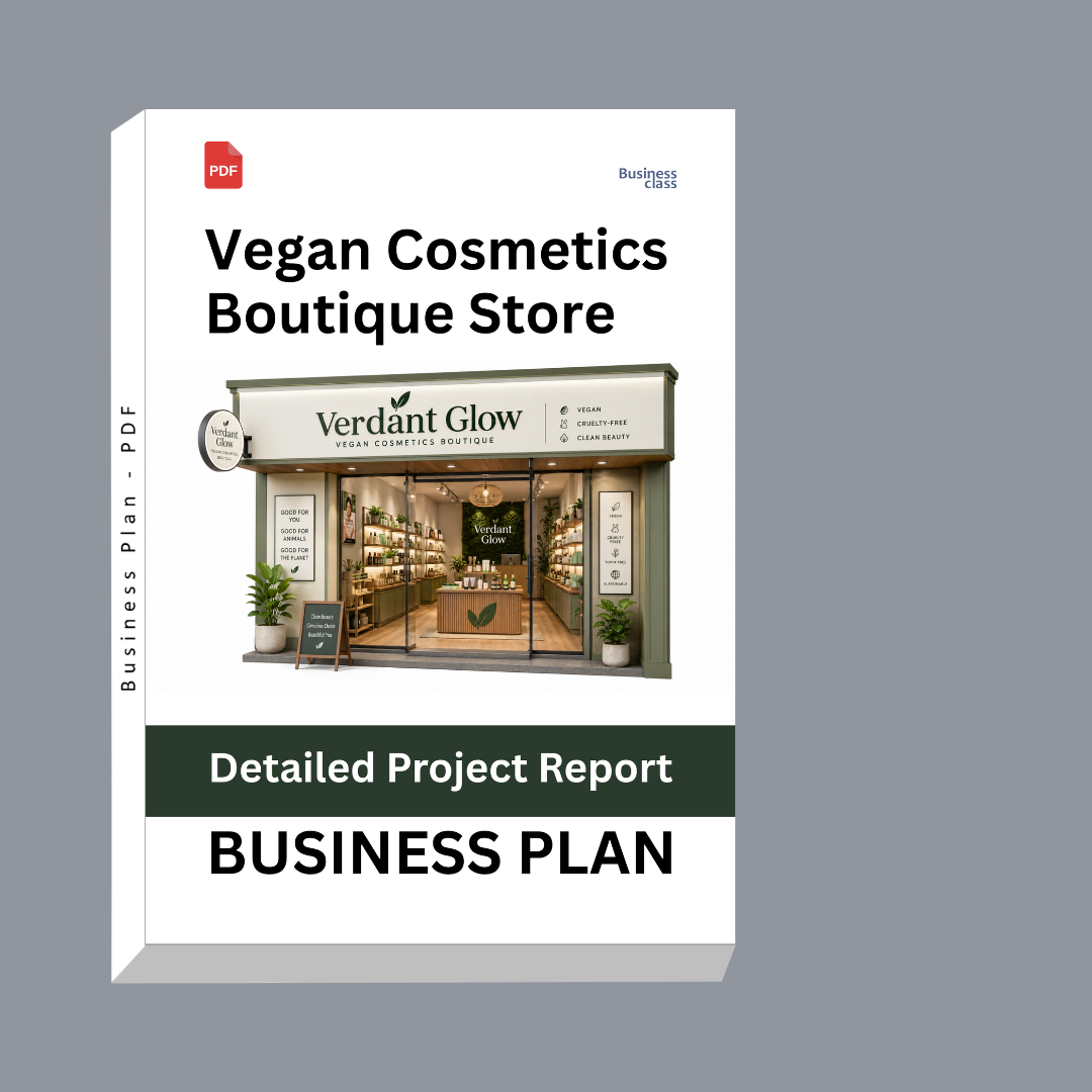 Vegan Cosmetics Boutique Store Detailed Project Report – DPR & Business Plan