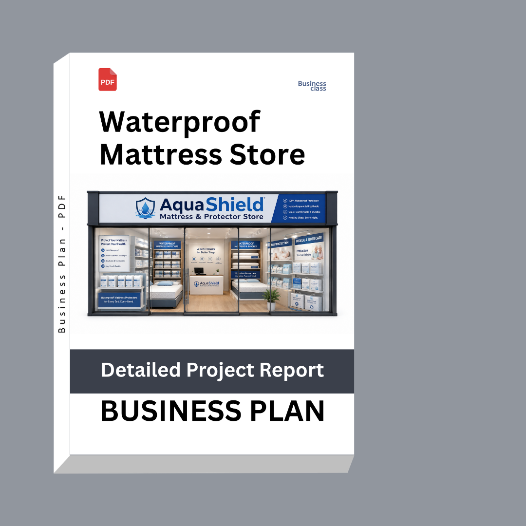 Waterproof Mattress Store Detailed Project Report – DPR & Business Plan