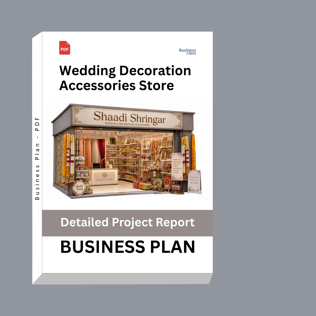 Wedding Decoration Accessories Store Detailed Project Report – DPR Business Plan