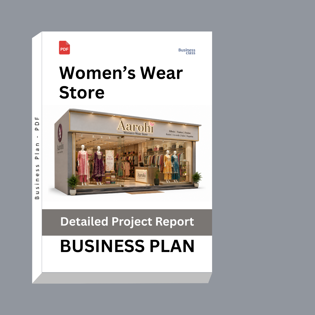 Women’s Wear Store Detailed Project Report – DPR & Business Plan
