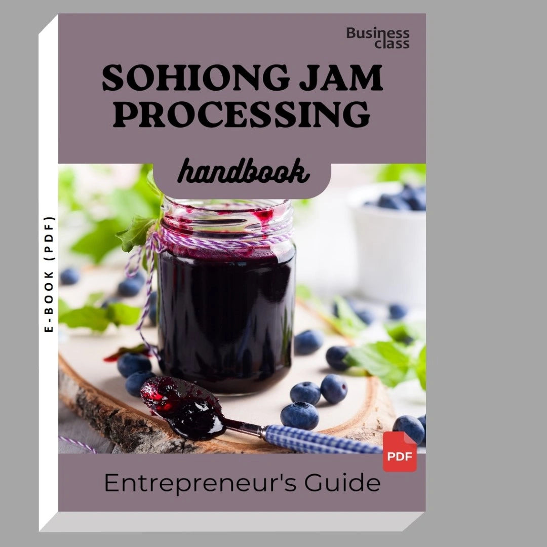 Sohiong Jam Processing Handbook Entrepreneurs Guide and Business Training Bundle