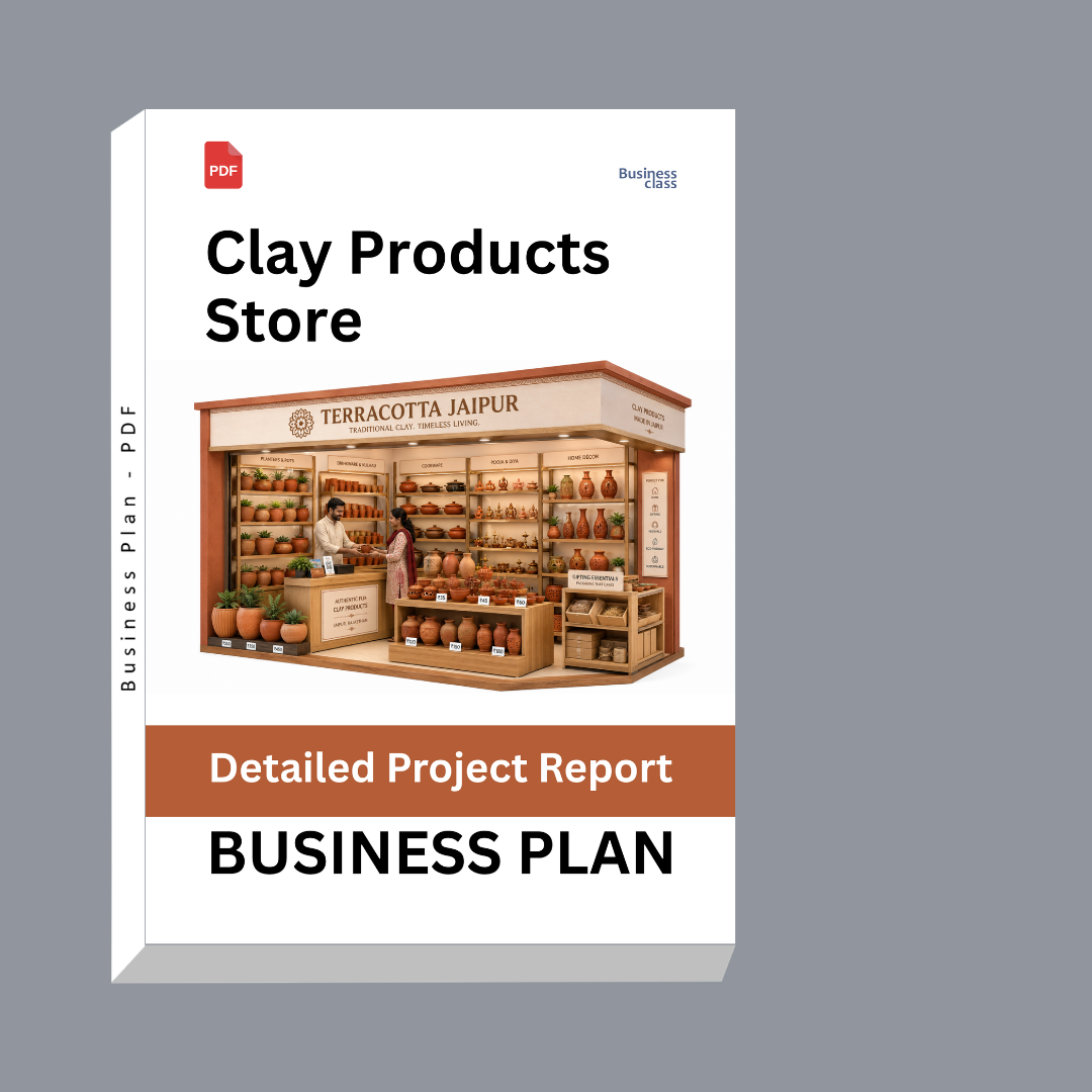 Clay Products Store Detailed Project Report – DPR & Business Plan