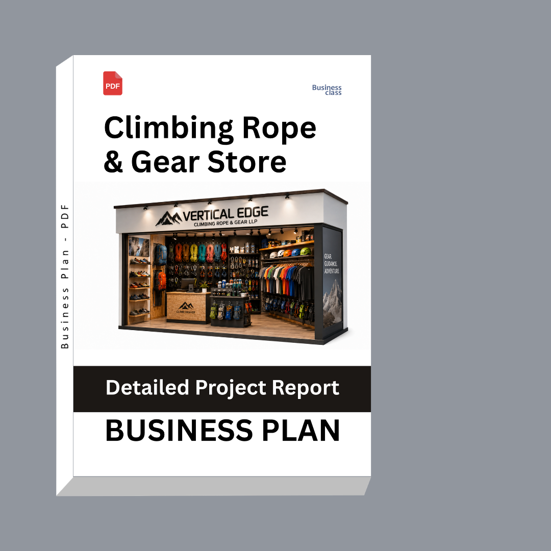 Climbing Rope & Gear Store Detailed Project Report – DPR Business Plan