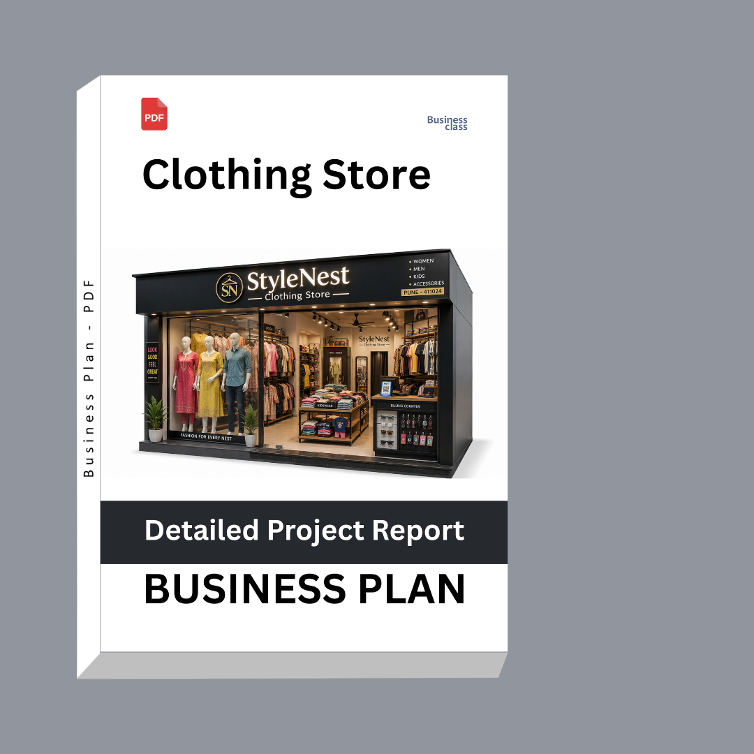 Clothing Store Detailed Project Report – DPR & Business Plan