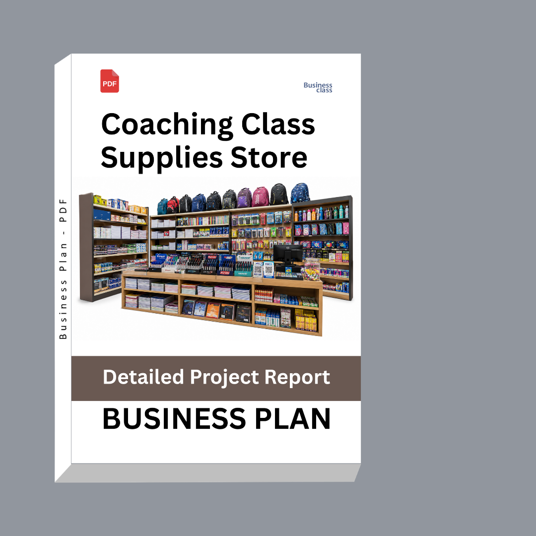 Coaching Class Supplies Store Detailed Project Report – DPR & Business Plan