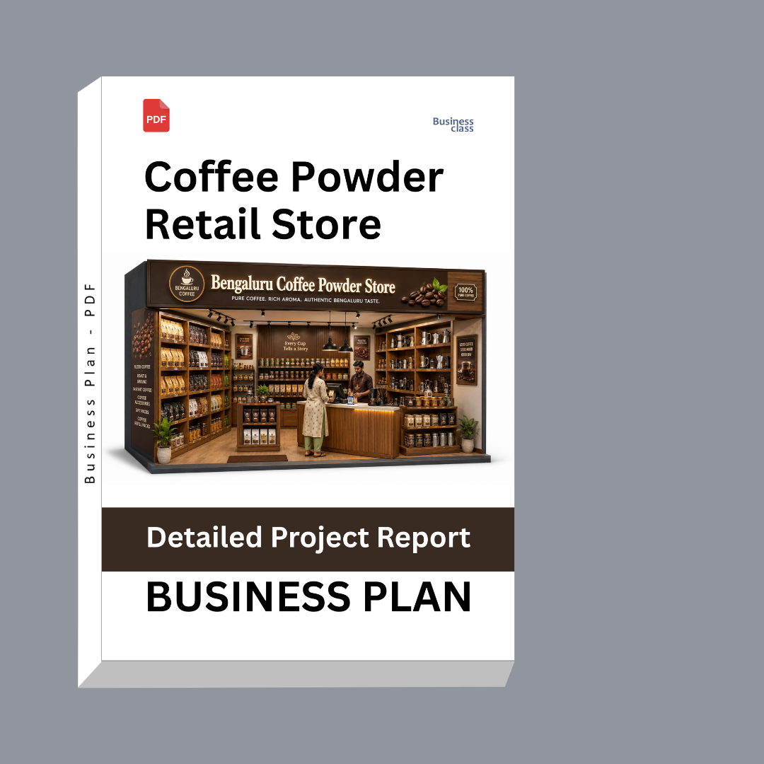 Coffee Powder Retail Store Detailed Project Report – DPR Business Plan