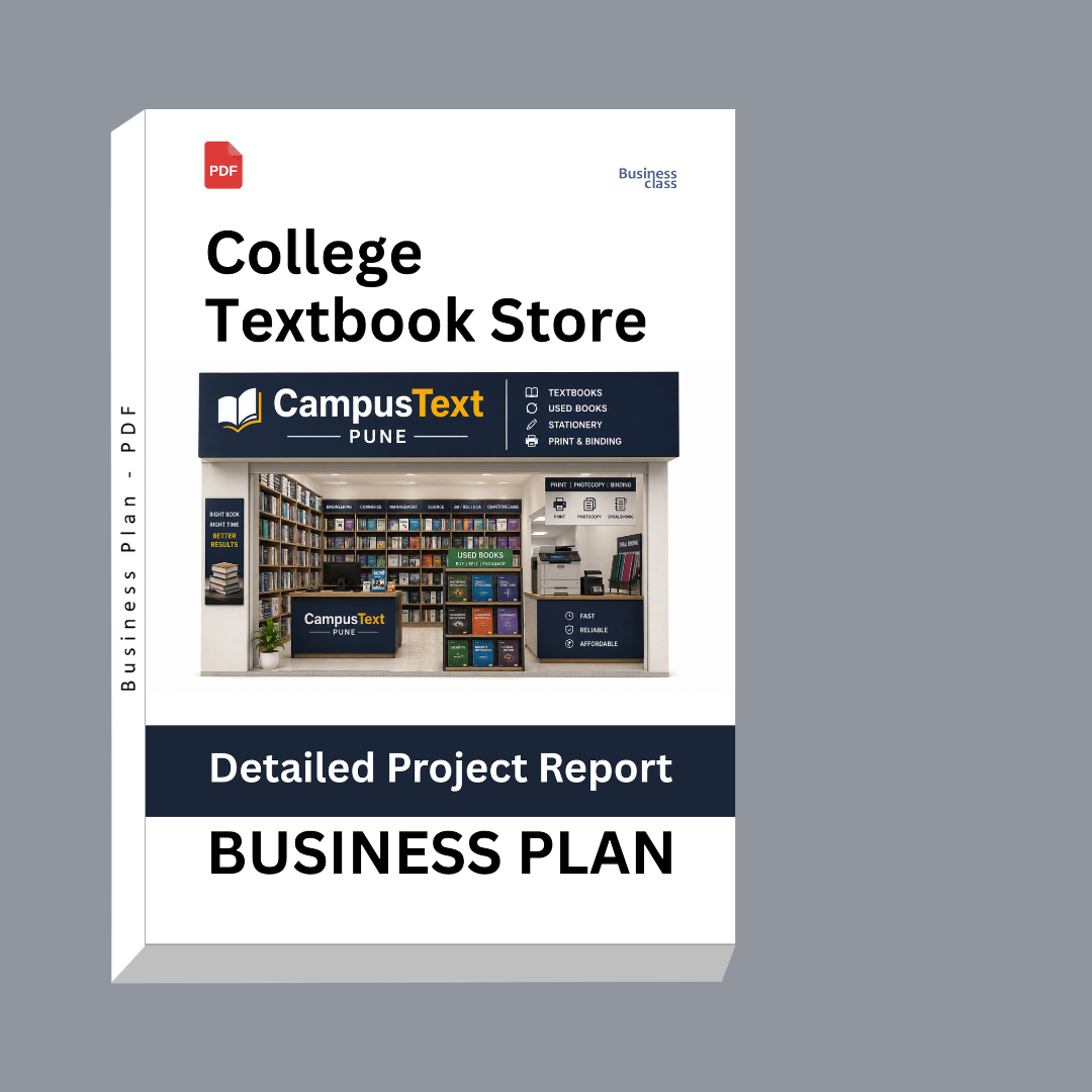 College Textbook Store Business Plan | Detailed Project Report – DPR