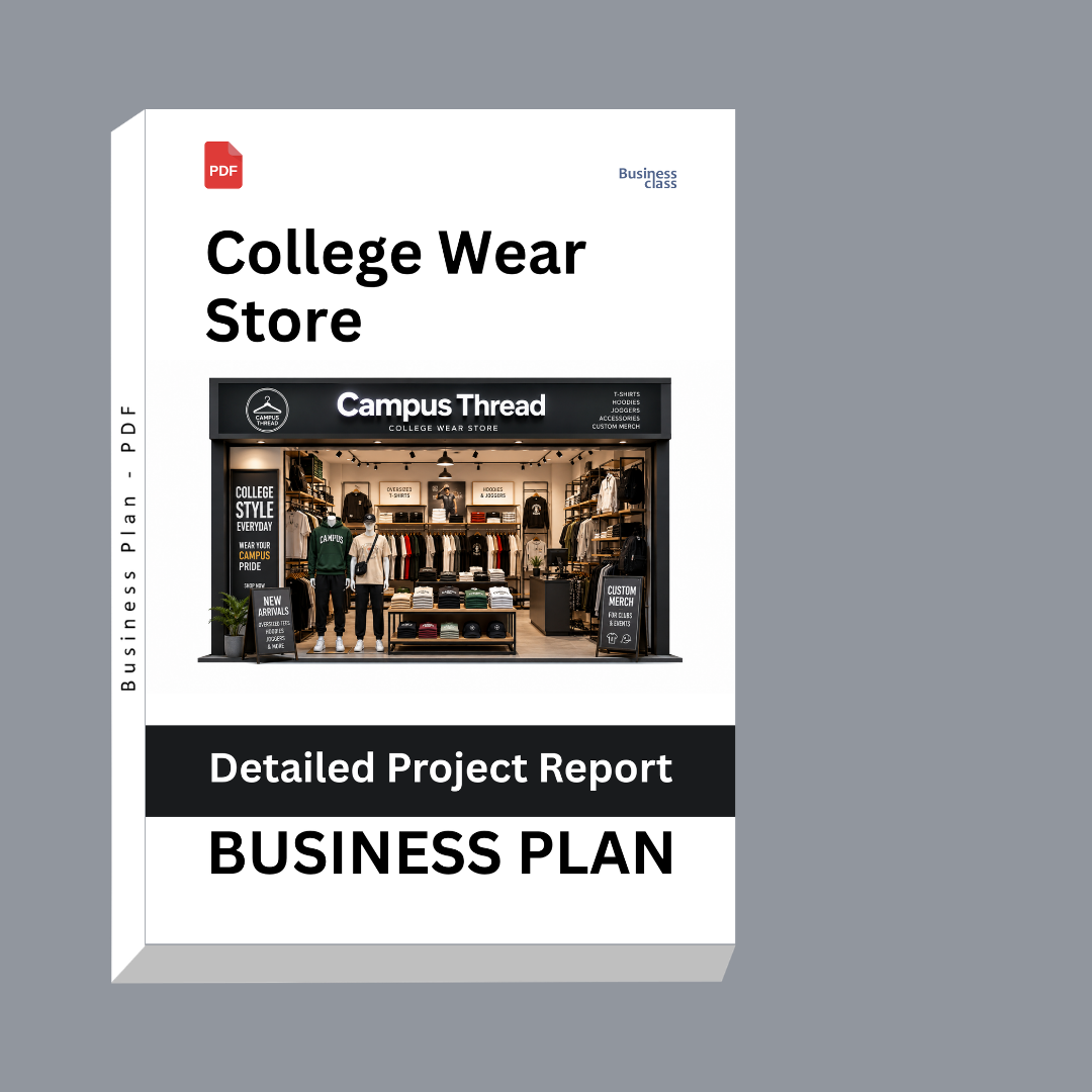 College Wear Store Detailed Project Report – DPR & Business Plan