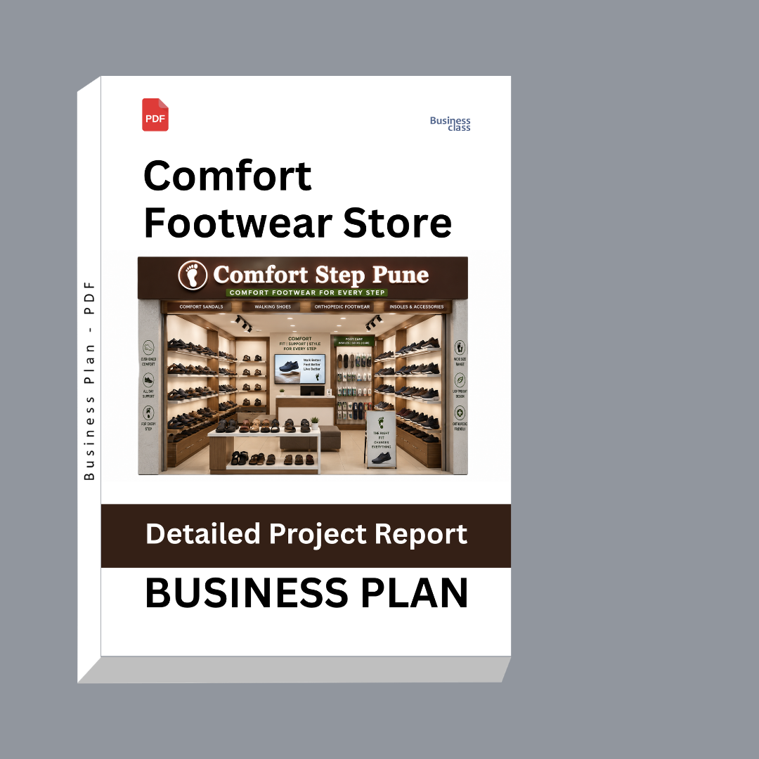 Comfort Footwear Store Detailed Project Report – DPR & Business Plan